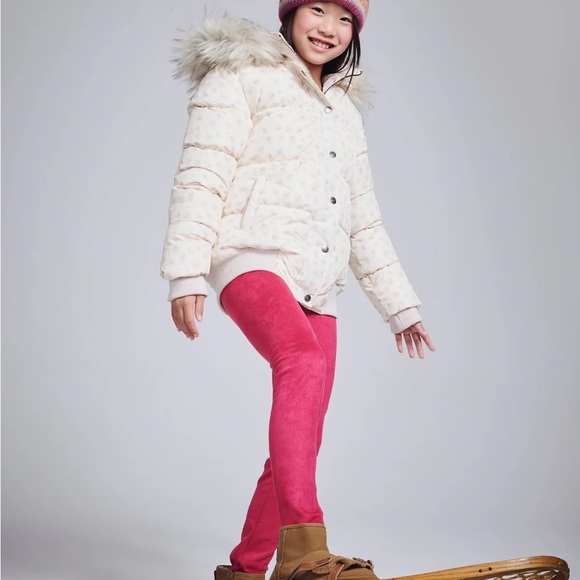 Appaman Kyla Puffer Jacket with Faux Fur Hood - Picture 3 of 5